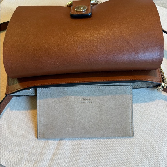 CHLOE Faye Crossbody Bag in Tobacco EUC - Picture 9 of 16